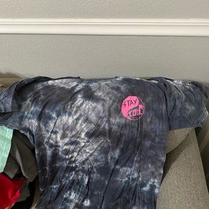 grey tie dye shirt